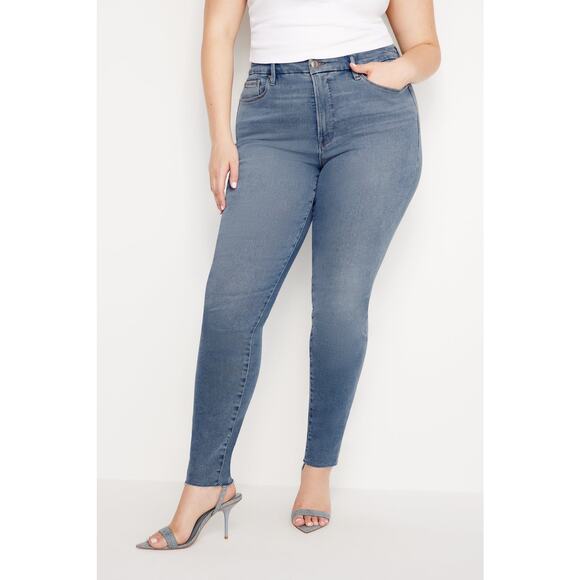 Good American GOOD LEGS SKINNY JEANS Light Blue Wash Size 24 NWT - Picture 3 of 10